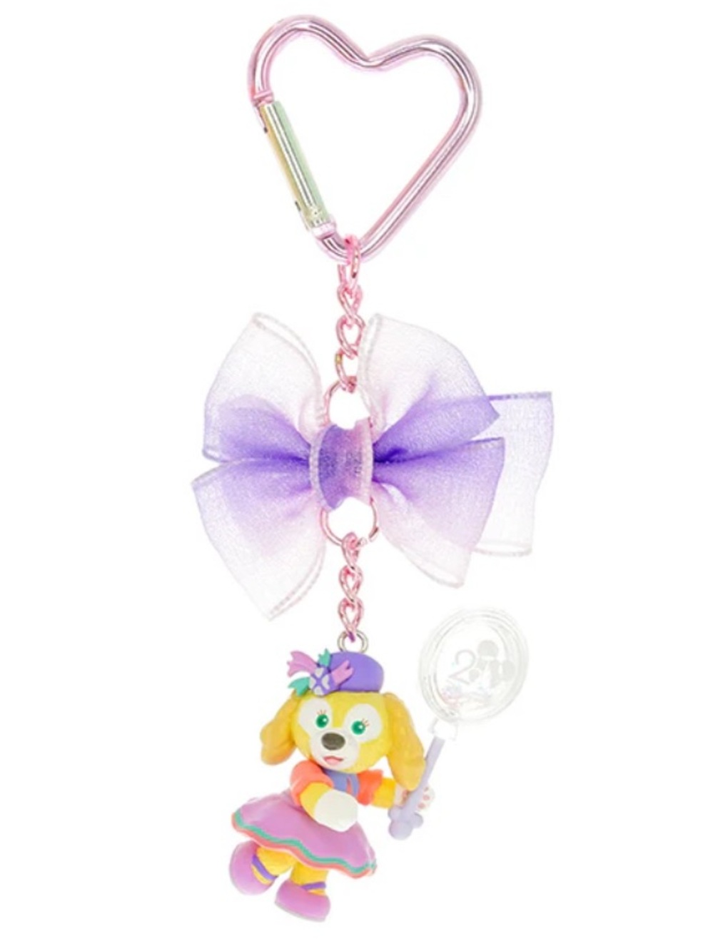 BNWT HK Disneyland 20th Anniv Celebration Duffy & Friends keychains - CookieAnn